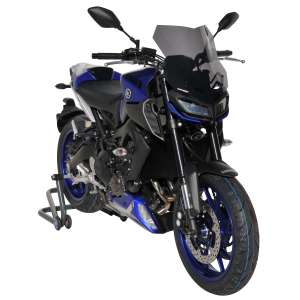 Parabrezza cupolino touring (38 cm ) Ermax per MT09(FZ 9 ) 2017 - 2018 - 2019 - 2020  grigio satinato opaco