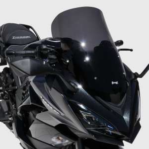 Parabrezza cupolino alto protezione maggiorata  (50 cm ) Ermax per Z 1000   SX (Ninja 1000   ) 2017 - 2018 - 2019   satin grigio 