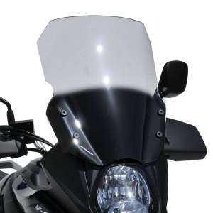 Parabrezza cupolino alto protezione maggiorata  (43 cm ) Ermax per DL 650 v   STROM 2017 - 2018 - 2019 - 2020  grigio 
