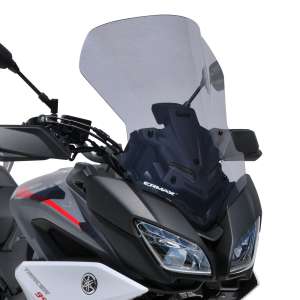 Parabrezza cupolino alto protezione maggiorata  (50cm ) Ermax per MT09 / FJ9 TRACER 2018 - 2019 - 2020  rosso 