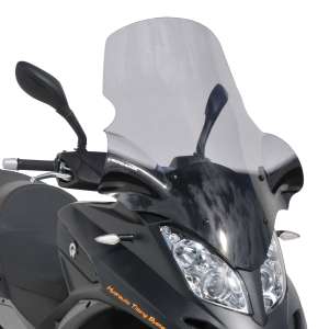 Parabrezza cupolino alto protezione maggiorata  Ermax per QUADRO QV3 2018 - 2019   trasparente 