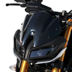 Cupolino basso sportivo  (22cm ) Ermax per MT09(FZ 9 ) 2017 - 2018 - 2019 - 2020  trasparente 