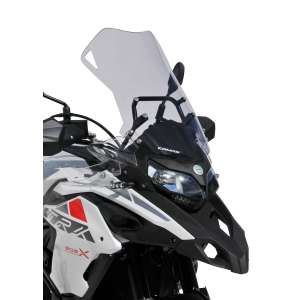 Parabrezza cupolino alto protezione maggiorata  (56cm ) Ermax per TRK 502 X 2017 - 2018 - 2019 - 2020  trasparente 