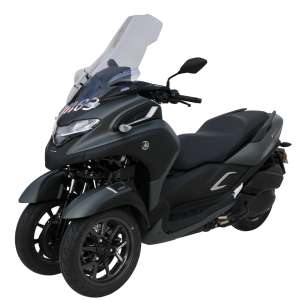 Cupolino parabrezza touring ( con protezione per le mani ) Ermax per TRICITY 300 2020 - 2021 trasparente