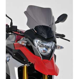Parabrezza cupolino alto protezione maggiorata  (34 cm ) Ermax per G 310 GS 2018 - 2019 - 2020  grigio satinato opaco