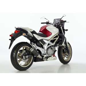 Scarico SUZUKI Gladius 650 anno  2009 - 2010 - 2011 - 2012 - 2013 - 2014 - 2015 - 2016   terminale di scarico HURRIC Supersport Slip on in carbonio colore carbonio