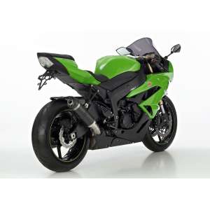 Scarico KAWASAKI ZX-6R 2009 - 2010 - 2011 - 2012  .  SHARK Street GP Slip on terminale di scarico carbonio colore carbonio