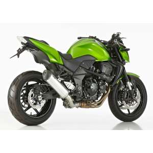 Scarico KAWASAKI Z750 2004 - 2005 - 2006  .  SHARK DSX-5 Slip on terminale di scarico Alluminio lucidato/silenziatore acciaio inossidabile nero opaco rivestito colore argento