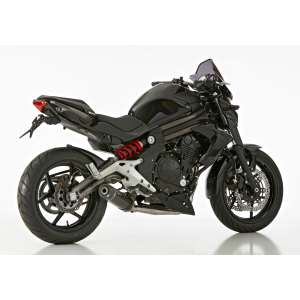 Scarico KAWASAKI Versys 650 2015 - 2016  .  SHARK Street GP sistema completo terminale di scarico carbonio colore carbonio