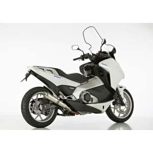 Scarico HONDA Integra 750 anno  2014 - 2015   terminale di scarico HURRIC SP Slip on in acciaio inossidabile lucidato colore argento
