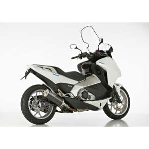Scarico HONDA Integra 750 anno  2014 - 2015   terminale di scarico HURRIC Rac 1 Slip on in carbonio colore carbonio