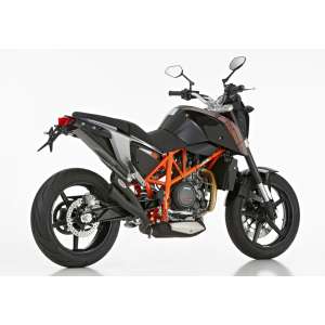 Scarico KTM 690 Duke anno  2016 - 2017 - 2018   terminale di scarico HURRIC Pro 2 Slip on in acciaio inossidabile rivestito colore nero-opaco