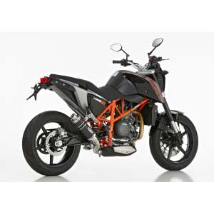 Scarico KTM 690 Duke anno  2016 - 2017 - 2018   terminale di scarico HURRIC Supersport Slip on in Alluminio anodizzato colore nero