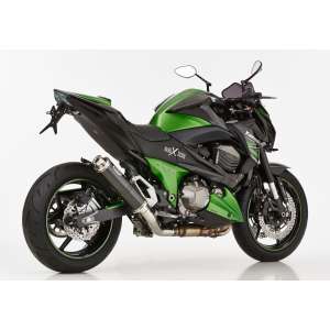 Scarico KAWASAKI Z800 anno  2013 - 2014 - 2015 - 2016   terminale di scarico HURRIC Supersport Slip on in carbonio colore carbonio