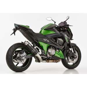 Scarico KAWASAKI Z800 anno  2013 - 2014 - 2015 - 2016   terminale di scarico HURRIC Supersport Slip on in Alluminio anodizzato colore nero