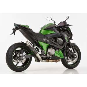 Scarico KAWASAKI Z800 anno  2013 - 2014 - 2015 - 2016   terminale di scarico HURRIC SP Slip on in carbonio colore carbonio