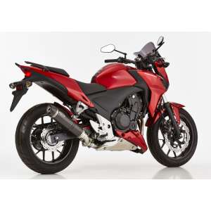 Scarico HONDA CB500X 2013 - 2014 - 2015 - 2016  .  SHARK Street GP Slip on terminale di scarico carbonio colore carbonio