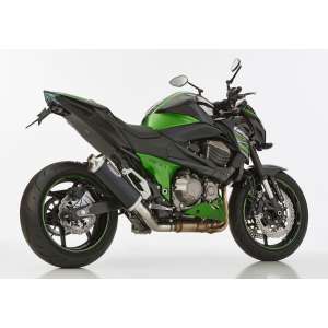 Scarico KAWASAKI Z800 anno  2013 - 2014 - 2015 - 2016   terminale di scarico HURRIC Rac 1 Slip on in Alluminio anodizzato colore nero