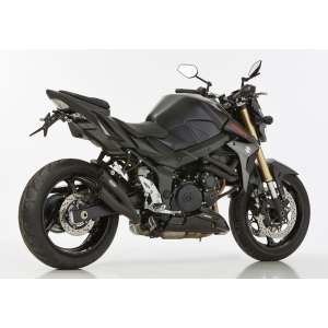 Scarico SUZUKI GSR 750 anno  2011 - 2012 - 2013 - 2014 - 2015 - 2016   terminale di scarico HURRIC Pro 2 Slip on in acciaio inossidabile rivestito colore nero-opaco
