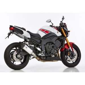 Scarico YAMAHA FZ8 2010 - 2011 - 2012 - 2013 - 2014 - 2015 - 2016  .  SHARK DSX-5 Slip on terminale di scarico Alluminio lucidato/silenziatore acciaio inossidabile nero opaco rivestito colore argento