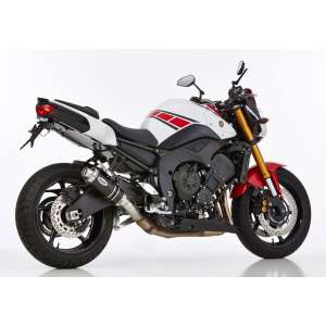 Scarico YAMAHA FZ8 anno  2010 - 2011 - 2012 - 2013 - 2014 - 2015 - 2016   terminale di scarico HURRIC Supersport Slip on in Alluminio anodizzato colore nero
