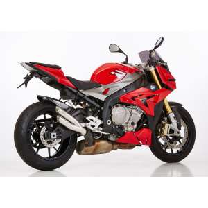 Scarico BMW S 1000 RR anno  2010 - 2011 - 2012 - 2013 - 2014   terminale di scarico HURRIC Pro 2 Slip on in acciaio inossidabile lucidato colore argento