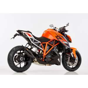 Scarico KTM 1290 Super Duke GT anno  2016 - 2017 - 2018   terminale di scarico HURRIC Pro 2 Slip on in acciaio inossidabile rivestito colore nero-opaco