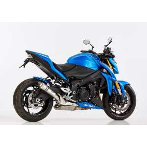 Scarico SUZUKI GSX-S 1000F anno  2017 - 2018   terminale di scarico HURRIC SP Slip on in acciaio inossidabile lucidato colore argento