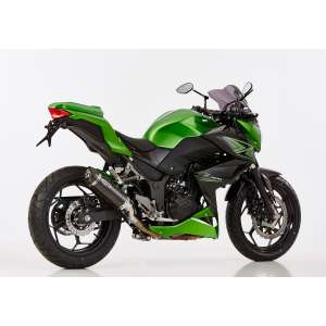 Scarico KAWASAKI Z300 2015 - 2016  .  SHARK Street GP Slip on terminale di scarico carbonio colore carbonio
