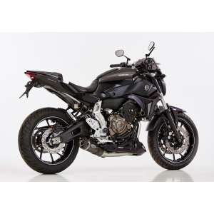 Scarico YAMAHA MT-07 2014 - 2015 - 2016  .  SHARK Street GP sistema completo terminale di scarico carbonio colore carbonio