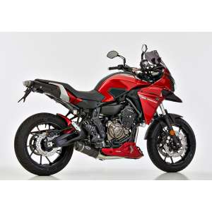 Scarico YAMAHA Tracer 700 2016 - 2017 - 2018  .  SHARK Street GP sistema completo terminale di scarico carbonio colore carbonio