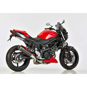 Scarico SUZUKI SV 650 X 2018.  SHARK Street GP Slip on terminale di scarico carbonio colore carbonio