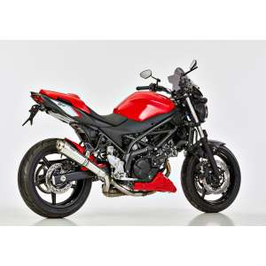 Scarico SUZUKI SV 650 X anno  2018 terminale di scarico HURRIC SP Slip on in acciaio inossidabile lucidato colore argento