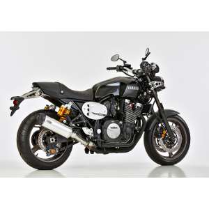 Scarico YAMAHA XJR1300 2007 - 2008 - 2009 - 2010 - 2011 - 2012 - 2013 - 2014 - 2015 - 2016  .  SHARK DSX-5 Slip on terminale di scarico Alluminio lucidato/silenziatore acciaio inossidabile nero opaco rivestito colore argento