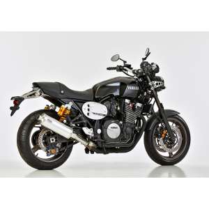 Scarico YAMAHA XJR1300 anno  2007 - 2008 - 2009 - 2010 - 2011 - 2012 - 2013 - 2014 - 2015 - 2016   terminale di scarico HURRIC Rac 1 Slip on in Alluminio lucidato colore argento