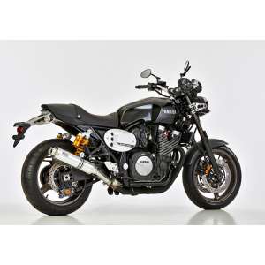 Scarico YAMAHA XJR1300 anno  2007 - 2008 - 2009 - 2010 - 2011 - 2012 - 2013 - 2014 - 2015 - 2016   terminale di scarico HURRIC Supersport Slip on in Alluminio lucidato colore argento