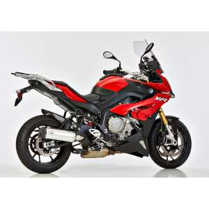 Scarico BMW S 1000 XR 2015 - 2016  .  SHARK DSX-5 Slip on terminale di scarico Alluminio lucidato/silenziatore acciaio inossidabile nero opaco rivestito colore argento