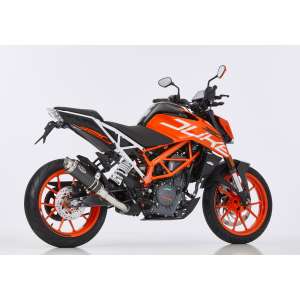 Scarico KTM 125 Duke anno  2017 - 2018   terminale di scarico HURRIC SP Slip on in carbonio colore carbonio