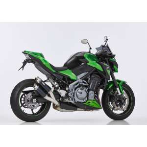 Scarico KAWASAKI Z900 2017 - 2018  .  SHARK Track Slip on terminale di scarico Alluminio anodizzato colore nero
