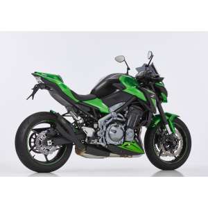 Scarico KAWASAKI Z900 anno  2017 - 2018   terminale di scarico HURRIC Pro 2 Slip on in acciaio inossidabile rivestito colore nero-opaco