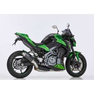 Scarico KAWASAKI Z900 anno  2017 - 2018   terminale di scarico HURRIC Supersport Slip on in carbonio colore carbonio