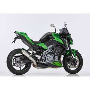 Scarico KAWASAKI Z900 anno  2017 - 2018   terminale di scarico HURRIC SP Slip on in acciaio inossidabile lucidato colore argento