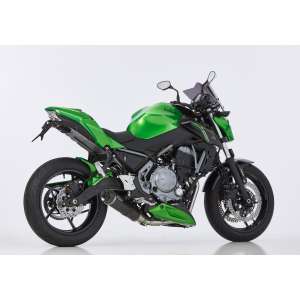 Scarico KAWASAKI Z650 2017 - 2018  .  SHARK Street GP sistema completo terminale di scarico carbonio colore carbonio