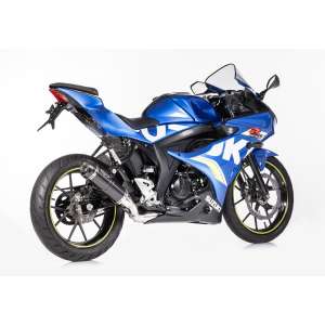 Scarico SUZUKI GSX-S 125 2017 - 2018  .  SHARK Street GP sistema completo terminale di scarico carbonio colore carbonio