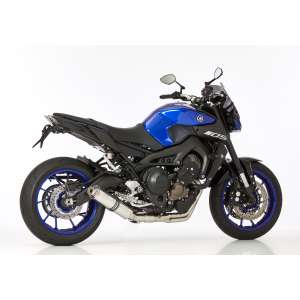 Scarico YAMAHA XSR900 anno  2016 - 2017 - 2018   terminale di scarico HURRIC Supersport sistema completo in Alluminio lucidato colore argento