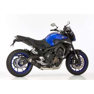 Scarico YAMAHA XSR900 anno  2016 - 2017 - 2018   terminale di scarico HURRIC Supersport sistema completo in Alluminio anodizzato colore nero