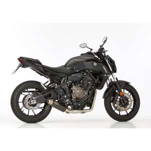Scarico YAMAHA MT-07 2014 - 2015 - 2016  .  SHARK SRC 4 sistema completo terminale di scarico carbonio colore carbonio