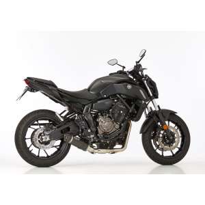 Scarico YAMAHA MT-07 Motocage 2017.  SHARK Street GP sistema completo terminale di scarico carbonio colore carbonio
