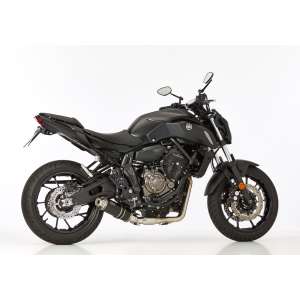 Scarico YAMAHA XSR700 anno  2016 - 2017 - 2018   terminale di scarico HURRIC Supersport sistema completo in Alluminio anodizzato colore nero