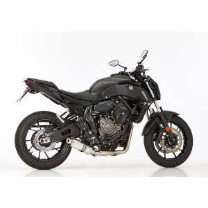 Scarico YAMAHA XSR700 anno  2016 - 2017 - 2018   terminale di scarico HURRIC Supersport sistema completo in Alluminio lucidato colore argento